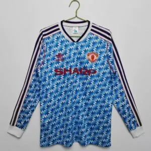 Retro 90/92 Manchester United away long sleeve