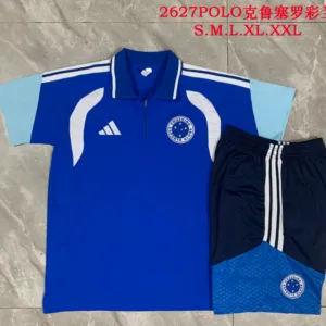 26/27 Adults POLO Cruzeiro Colored Orchid (with cropped pants) Training Kits