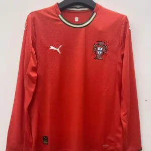 Fan version 25/26 Portugal home long-sleeved